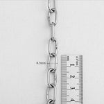 SG.304 // Surgical Steel  6/8.3/14.3mm  Clip Chain, 50 cm / P-CC-0130,0131,0132