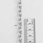 SG.300 // Surgical Steel  6/8 mm Round Chain, 50 cm / P-CC-0117,0118