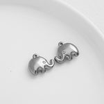 SG.314 // Surgical Steel Simple Elephant Pendent, 1pc / P-SS-1208