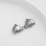 SG.314 // Surgical Steel Simple Elephant Pendent, 1pc / P-SS-1208