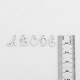 SG.309 // Surgical Steel Lettering Initial Pendent, 1pc / P-SS-1150