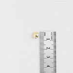 SG.346 // Surgical Steel Ugly Metal Ball Pendent, 2pc / P-DF-0204
