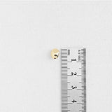 SG.346 // Surgical Steel Ugly Metal Ball Pendent, 2pc / P-DF-0204