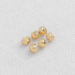 SG.347 // Surgical Steel Crack Settling 3mm Ball Bead, 1g (about 20pc) / P-DF-0222