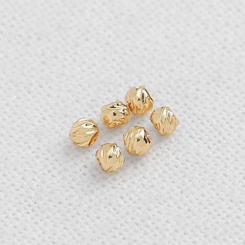 SG.347 // Surgical Steel Crack Settling 3mm Ball Bead, 1g (about 20pc) / P-DF-0222
