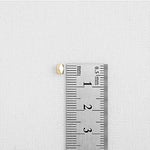 SG.348 // Surgical Steel Polygon 3.8mm Ball Bead, 1g (about 6pc) / P-DF-0224