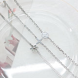 SG.362 // Surgical Steel Flat Cosmos Pendant , 1pc / 5-6535-08