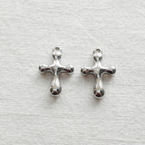 SG.359 // Surgical Steel Volume Closs Pendant , 1pc / 5-6519-08
