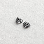 SG.367 // Surgical Steel Pouch Heart Pendant , 1pc / 5-6540-04