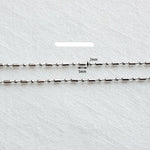 SG.368 // Surgical Steel Serial Number Rugby Chain , 50cm / 8-0050-89