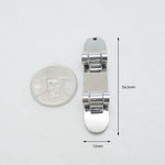 SG.380 // Surgical Steel Skateboard  Pendant , 1pc / 5-6511-04
