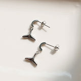SG.394 // Surgical Steel Half Circle  Ear Post , 2pc / 8-8924-02