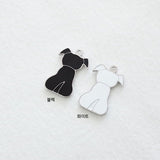 SG.397 // Surgical Steel Dog Back - Big Pendant , 1pc / 5-6524-08