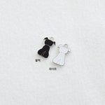 SG.398 // Surgical Steel Dog Back - Small Pendant , 1pc / 5-6524-07