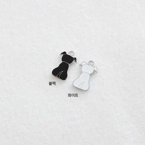 SG.398 // Surgical Steel Dog Back - Small Pendant , 1pc / 5-6524-07