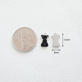 SG.398 // Surgical Steel Dog Back - Small Pendant , 1pc / 5-6524-07