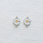 SG.402 // Surgical Steel Flower Type2 Connector Pendant , 1pc / 5-6511-07