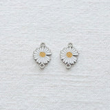 SG.402 // Surgical Steel Flower Type2 Connector Pendant , 1pc / 5-6511-07