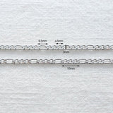 SG.408 // Surgical Steel 3mm 3:1 Chain , 50cm / 8-0050-49A