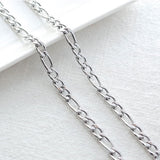 SG.409 // Surgical Steel 4mm 3:1 Chain , 50cm / 8-0050-49B