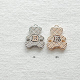 PD.2166 // Check B Bear Pendant, 1 Pc / 5-2216-04