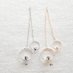 PD.2170 // Double Circle Drop Pendant, 1 Pc / 5-2078-02