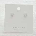 SG.427 // Surgical Steel Simple Round Ear Post , 2pc / 8-8923-05