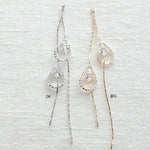 PD.2172 // Cutting Water Drop & Cubic Pendant, 1 Pc / 5-2078-04