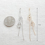 PD.2172 // Cutting Water Drop & Cubic Pendant, 1 Pc / 5-2078-04