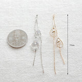 PD.2172 // Cutting Water Drop & Cubic Pendant, 1 Pc / 5-2078-04