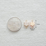 PD.2182 // Mother-Of-Pearl 6 Cubic Gold Connector Pendant, 1 Pc / 5-2103-02