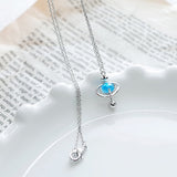 PD.2188 // UFO Blue Aurora Connector Pendant, 1 Pc / 5-2055-02