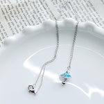 PD.2188 // UFO Blue Aurora Connector Pendant, 1 Pc / 5-2055-02