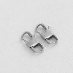 SG.429 // Surgical Steel Flat Lobster Clasp , 1pc /  B-BB-0100