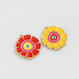PD.2189 // Vivid Flower Pendant, 2 Pc / P-SS-1233