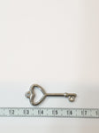 SG.135 // Surgical Steel Heart Key Pendant , 2 Pc