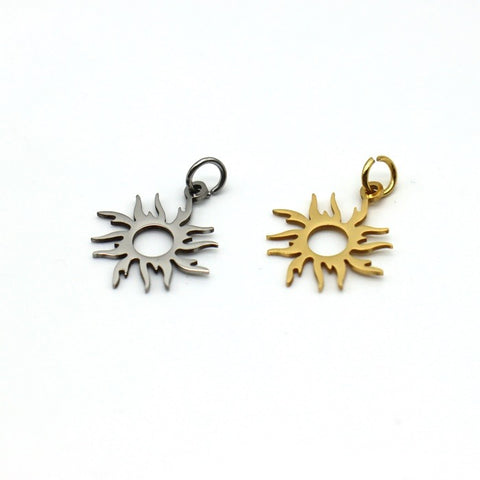 SG.500 // Surgical Steel SUN Pendant, 1 pc