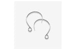 SG.604 // Surgical Steel Design Fishing Earrings [Silver], 2 pc