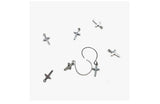 SG.604 // Surgical Steel Design Fishing Earrings [Silver], 2 pc