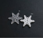 PD.2106 // Christmas - Acrylic Snowflake Pendant, 1 Pc [5-4161-01]