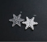 PD.2106 // Christmas - Acrylic Snowflake Pendant, 1 Pc [5-4161-01]