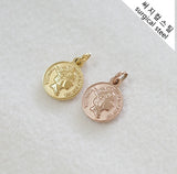 SG.172 // Surgical Steel British Coin  Pendant , 1 Pc [5-6539-05]