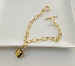 SG.171 // Surgical Steel Silver Lock  Pendant , 1 Pc [5-6539-07]