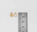 PD.2125 // Mini Color Star Pendant, 4 Pc / P-SS-0924