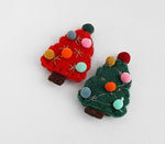 PD.2121 // felt wool Christmas Tree Pendant, 1 Pc / P-DF-0188
