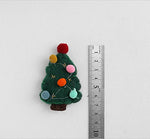 PD.2121 // felt wool Christmas Tree Pendant, 1 Pc / P-DF-0188