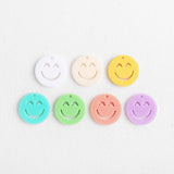 PD.2131 // Pastel Smile Pendant, 2 Pc /  P-DF-0133