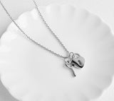 PD.2130 // Lock & Key Pendant, 1 Pc / P-SS-0864,65