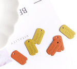 PD.2140 // Paint Name Tag Pendant, 2 Pc / P-SS-0815