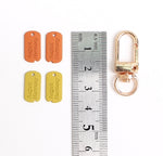 PD.2140 // Paint Name Tag Pendant, 2 Pc / P-SS-0815